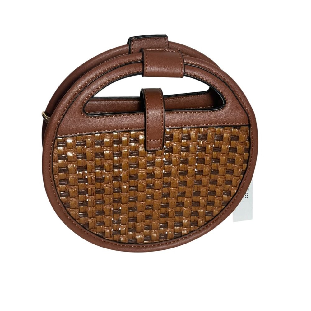 Round Straw Rattan Handbag - Picture 9 of 13